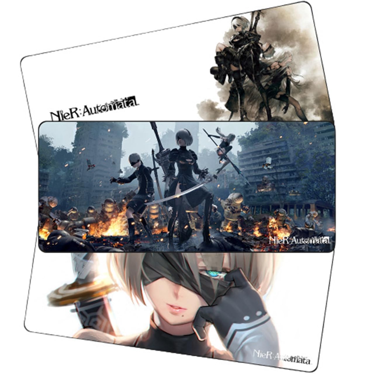 Amazon.co.jp: ニーア オートマタ マウスパッド ヨルハ二号B型 8個模様